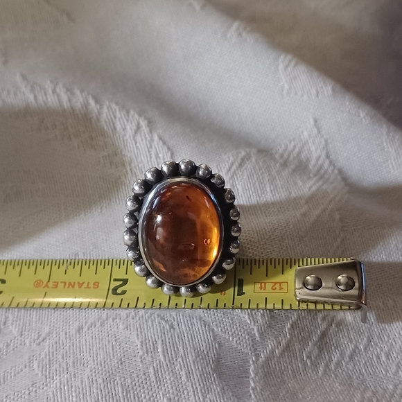 Stephen Dweck Amber Ring, Sterling Silver, Size 6.5 - Picture 12 of 12